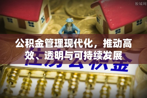 新荣公积金管理现代化，推动高效、透明与可持续发展