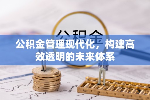 新荣公积金管理现代化，构建高效透明的未来体系